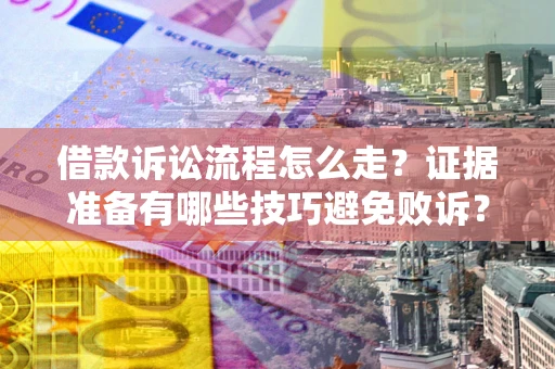 济南借款诉讼流程怎么走？证据准备有哪些技巧避免败诉？