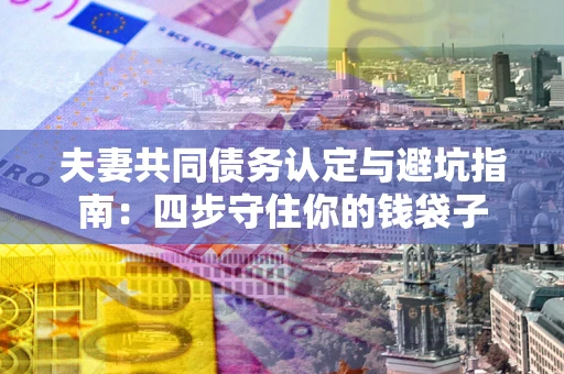 济南夫妻共同债务认定与避坑指南：四步守住你的钱袋子