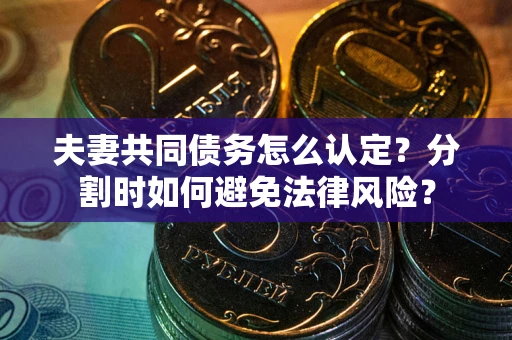 济南夫妻共同债务怎么认定？分割时如何避免法律风险？